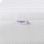 vidaXL Matelas Blanc 90 x 200 cm Polyester