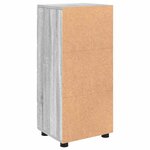 vidaXL Cabinet de salle de bain TULUM Sonoma gris 37 x 31.5 x 82 cm