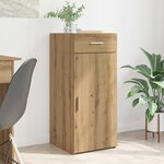 vidaXL Buffet Chêne artisanal 42 5 x 40 x 93 cm Bois d'ingénierie
