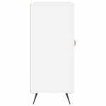 vidaXL Buffet blanc 90x34x80 cm bois d'ingénierie