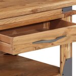 vidaXL Table basse 110x52x45 cm Bois d'acacia solide