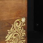 Cabinets et étagères de rangement média vidaXL Miel brun Bois massif
