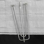 vidaXL Rideaux occultants aspect lin avec crochets 2Pièces Noir 140x225cm