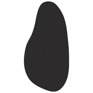 vidaXL Tapis HUARTE Noir 100 x 200 cm Polyester