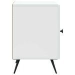 vidaXL Cabinet de chevet 2 pc Blanc 43 x 34 5 x 50 cm