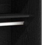 vidaXL Armoire Chêne Noir 80 x 50 x 200 cm Bois d'ingénierie