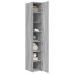 vidaXL Buffet haut sonoma gris 30x42 5x185 cm bois d'ingénierie