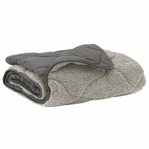 vidaXL Duvet d'été simple Matelassé Gris clair 155 x 200 cm
