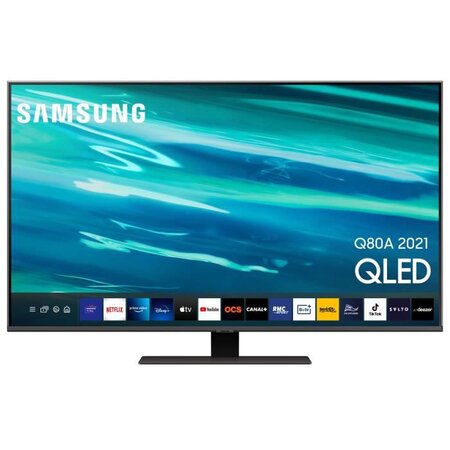 Samsung series 8 qe50q80aat 127 cm (50") 4k ultra hd smart tv wifi noir