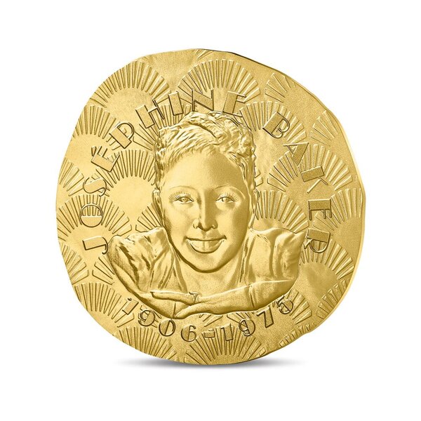 Joséphine Baker Monnaie de 50€ Or