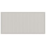 vidaXL Ensemble de salle à manger pour jardin 7 Pièces Blanc et taupe PP