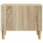 vidaXL Table basse Chêne Sonoma 49 x 50 x 40 cm Bois d'ingénierie