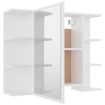 vidaXL Ensemble de meubles de bain 3 Pièces Blanc Bois d'ingénierie