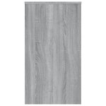 vidaXL Bureau Sonoma gris 90x40x72 cm Bois d'ingénierie