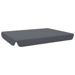Vidaxl toit de rechange pour balançoire de jardin anthracite 192x147cm