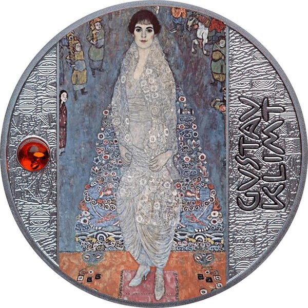 Pièce de monnaie en Argent 500 Francs g 17.50 Millésime 2024 Klimt Golden Five PORTRAIT OF BARONESS ELISABETH BACHOFEN-ECHT
