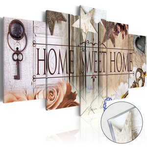 Tableau sur verre acrylique - the right key for the right door [glass] l x h en cm 100x50