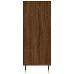 vidaXL Buffet haut chêne marron 57x35x90 cm bois d'ingénierie