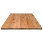 vidaXL Dessus de bureau marron clair bois chêne massif rectangulaire