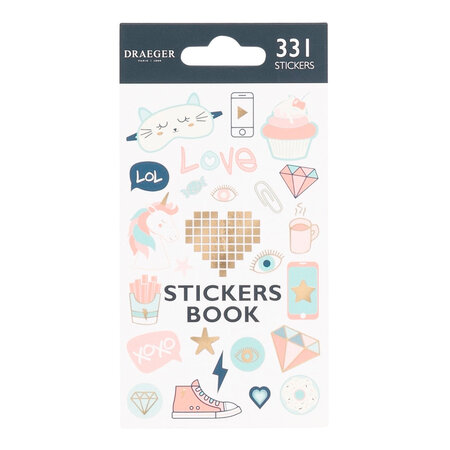 Stickers Autocollants - Icônes Pop Culture - 331 Pièces - Draeger paris