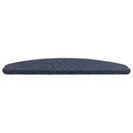 vidaXL Tapis d'escalier auto-adhésifs 15 Pièces Bleu 80 x 28 x 3 5 cm