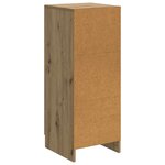 vidaXL Buffet Chêne artisanal 33 x 34 5 x 87 cm Bois d'ingénierie