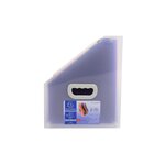 Trieur Porte-revues à 12 compartiments Polypro Crystal x 4 EXACOMPTA