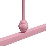 vidaXL Cadre de lit Rose Métal 120 x 200 cm