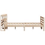 vidaXL Cadre de lit sans matelas 140x200 cm bois massif de pin