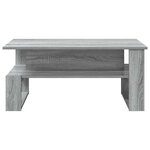 vidaXL Table basse Gris Sonoma 90 x 50 x 40 cm Bois d'ingénierie