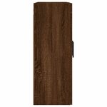 vidaXL Armoire murale chêne marron 69 5x34x90 cm