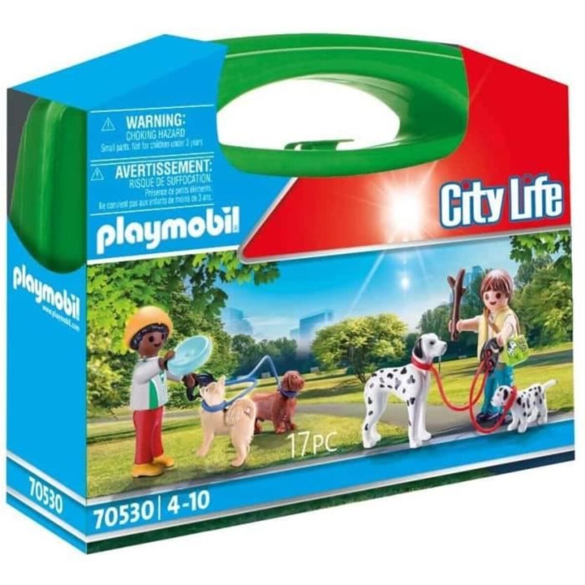Playmobil - 70530 - valisette enfants et chiens - La Poste