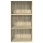vidaXL Bibliothèque chêne sonoma 60x30x114 cm bois d'ingénierie