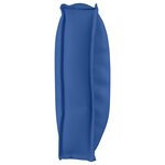 vidaXL Coussin pour assise / dossier de palette avec oreiller Bleu royal