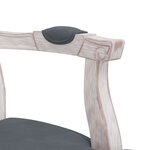 vidaXL Chaises à manger lot de 2 gris foncé 62x59 5x100 5 cm velours