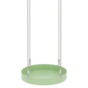 Esschert Design Plateau suspendu pour plantes Rond Vert S