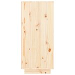 vidaXL Armoire à chaussures 60x35x80 cm Bois de pin massif