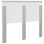 vidaXL Tête de lit Gris Sonoma 120 cm Bois d'ingénierie