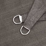 vidaXL Voile d'ombrage 160 g/m² Anthracite 4x4 m PEHD
