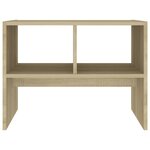 vidaXL Table d'appoint chêne sonoma 60x40x45 cm bois d'ingénierie