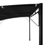 Vidaxl auvent pare-soleil de jardin 4x3x2 55 m anthracite