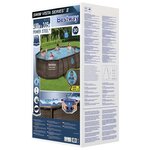 Bestway ensemble de piscine power steel 488x305x107 cm