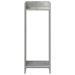vidaXL Support de Plante Gris béton 30 x 30 x 80 cm Bois d'ingénierie