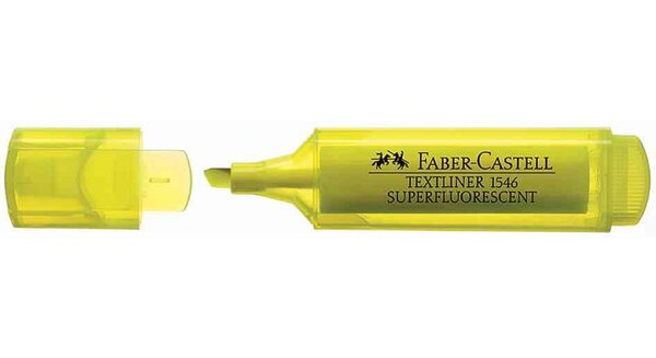 Surligneur 'TEXTLINER 1546'  jaune FABER-CASTELL
