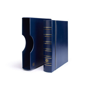 Album à 4 anneaux Grande Classic Leuchtturm. Couleur - Bleu