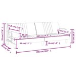vidaXL Canapé-lit avec accoudoirs jaune velours