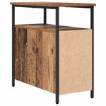 vidaXL Cabinet de chevet avec tiroir 2 Pièces Bois ancien 30 x 60 x 60 cm