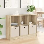 vidaXL Buffet Chêne Sonoma 102 x 32 x 73 5 cm