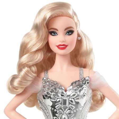 Barbie - barbie joyeux noël 2021 - poupée mannequin - des 6 ans - La Poste