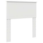 vidaXL Tête de lit Blanc Brillant 80 cm Bois d'ingénierie